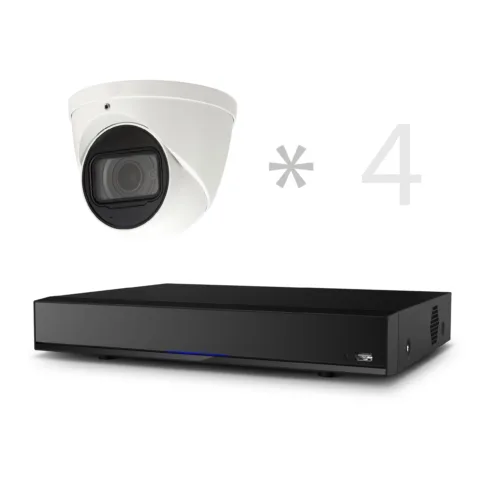 HD Kamera system med x 4 kamera
